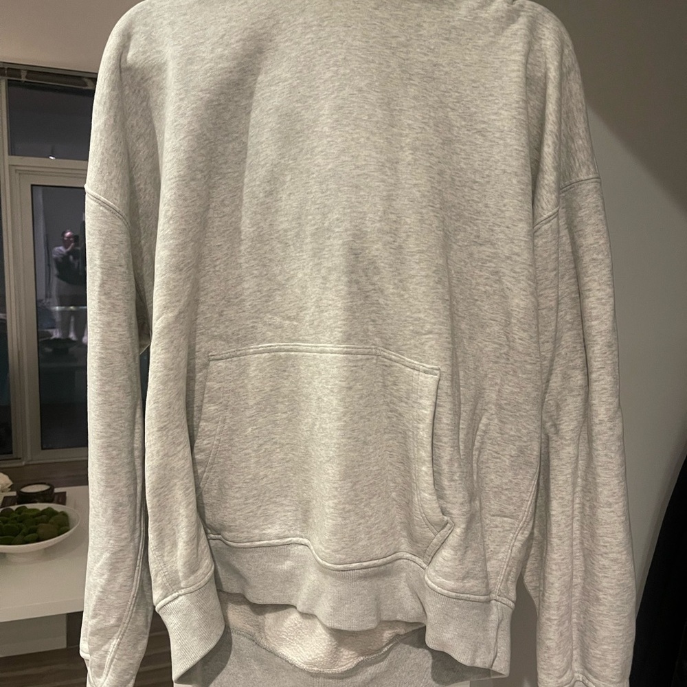 Abercrombie & Fitch Oversized Cream Hoodie